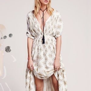 Free people printed oasis maxi dress